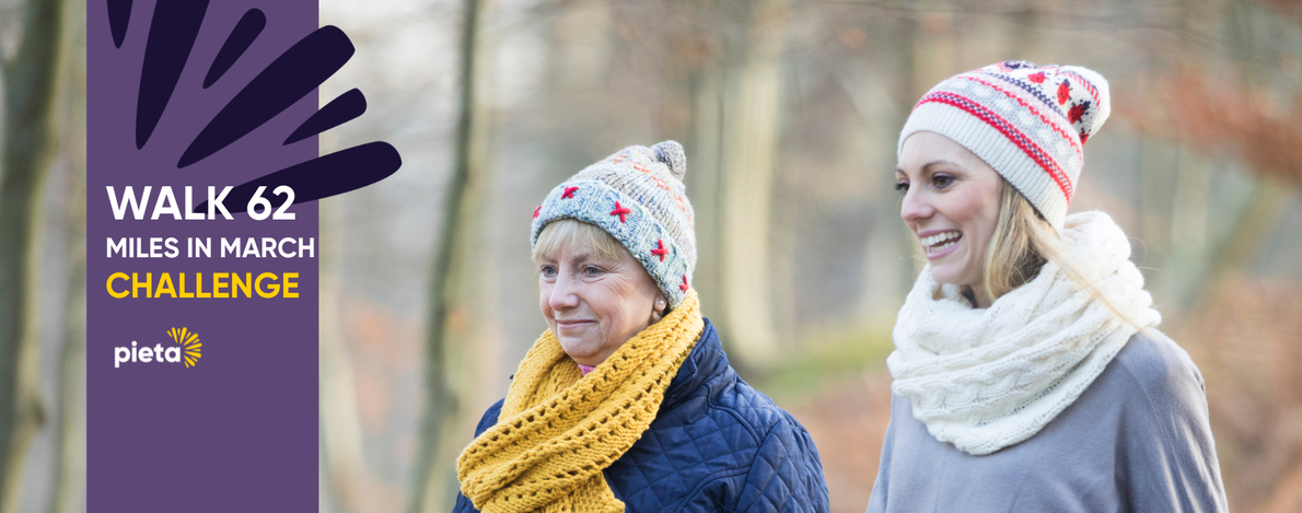 man and woman running together